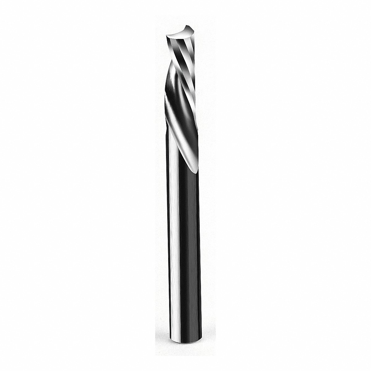Onsrud Solid Router Bit 1/8 in Carbide Spiral O-Flute Downcut Uncoated (62-762)