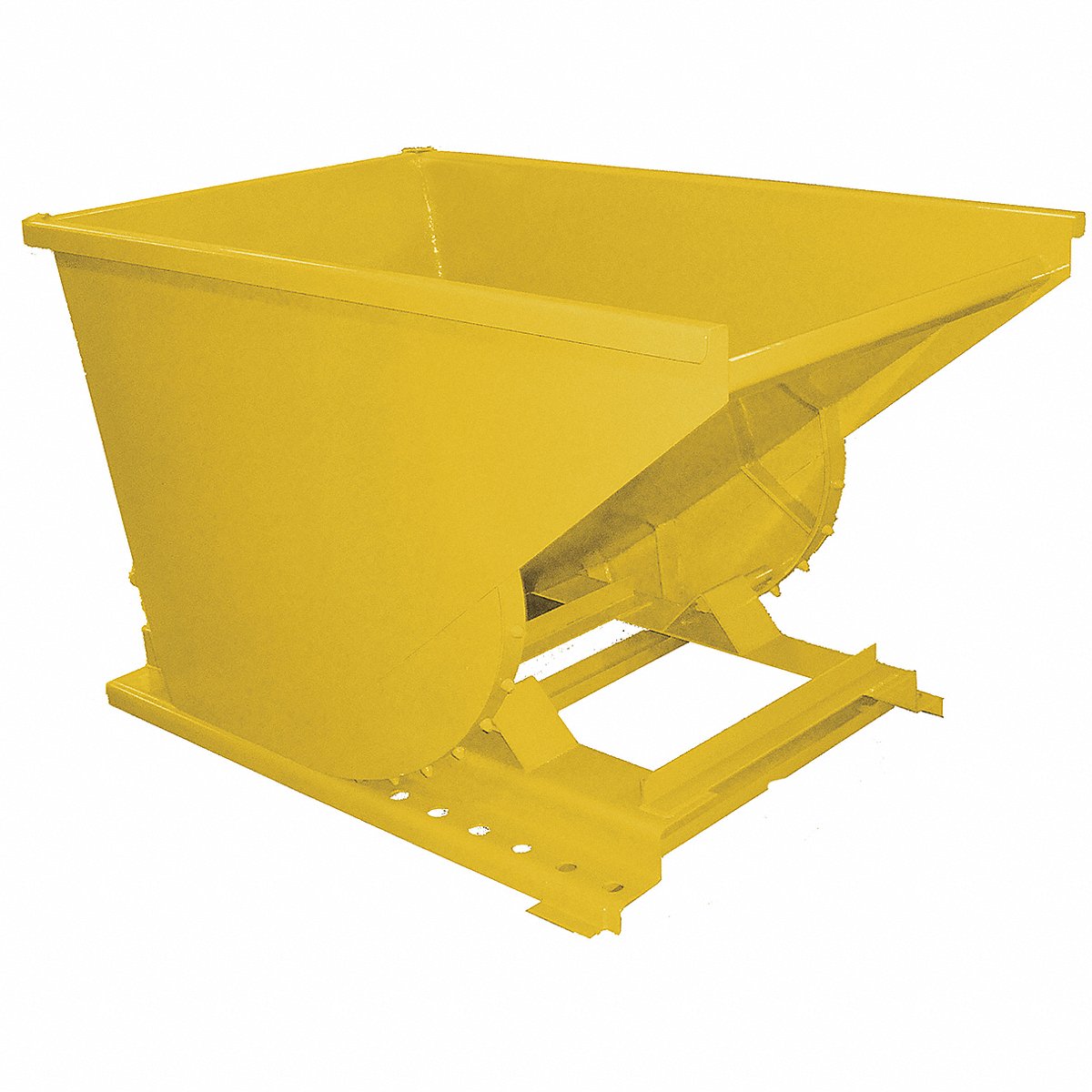 Olympic Steel Inc. Self Dumping Hopper, Yellow, 6, 000 Lb (20077 YELLOW)