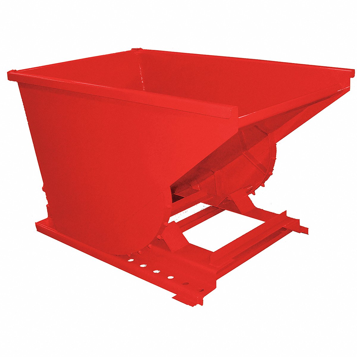 Olympic Steel Inc. F 1345 Self Dumping Hopper Red 6 000 lb (10077 RED)