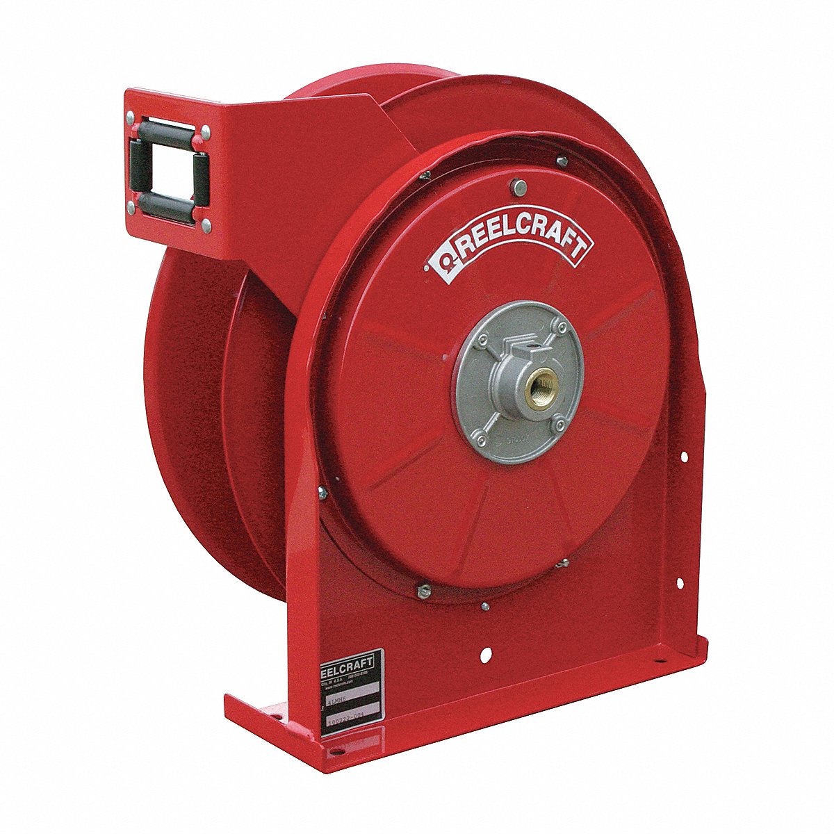 Reelcraft Spring-Driven Hose Reel, No Hose, 25 ft, 3/8" ID (4600 OLP)