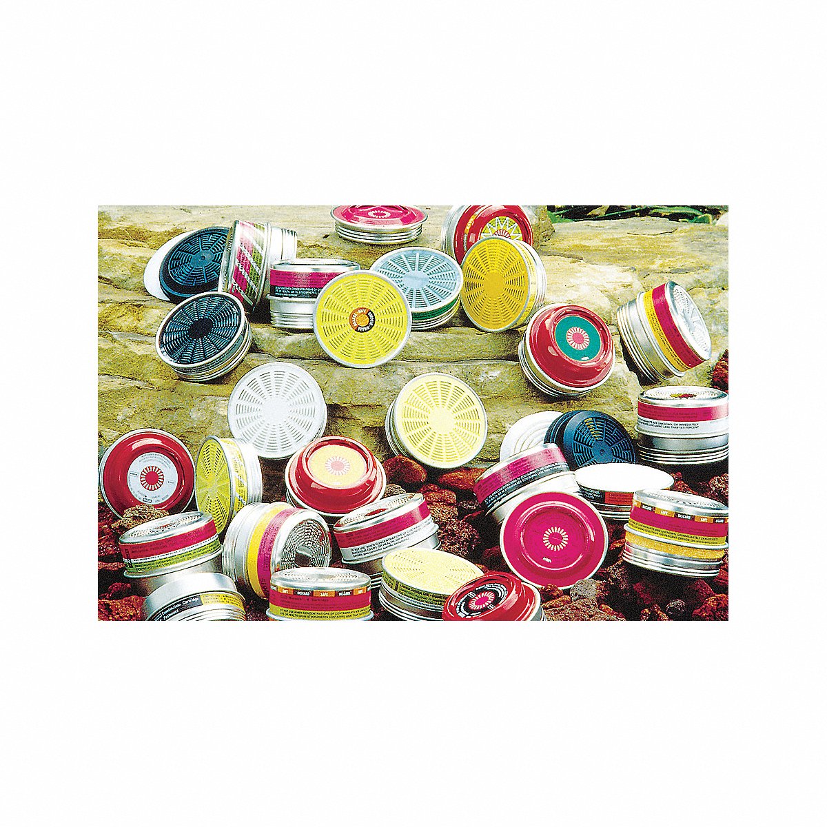 Msa Combination Cartridgefilter, Threaded, Pk6 (815185)