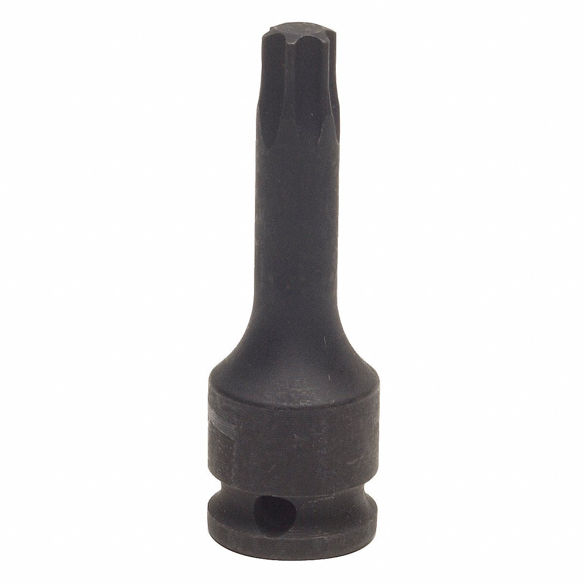 Westward Impact Socket, Metric Steel, T50 Torx, Manganese Phosphate, 3/8" Drive (4LYZ9)
