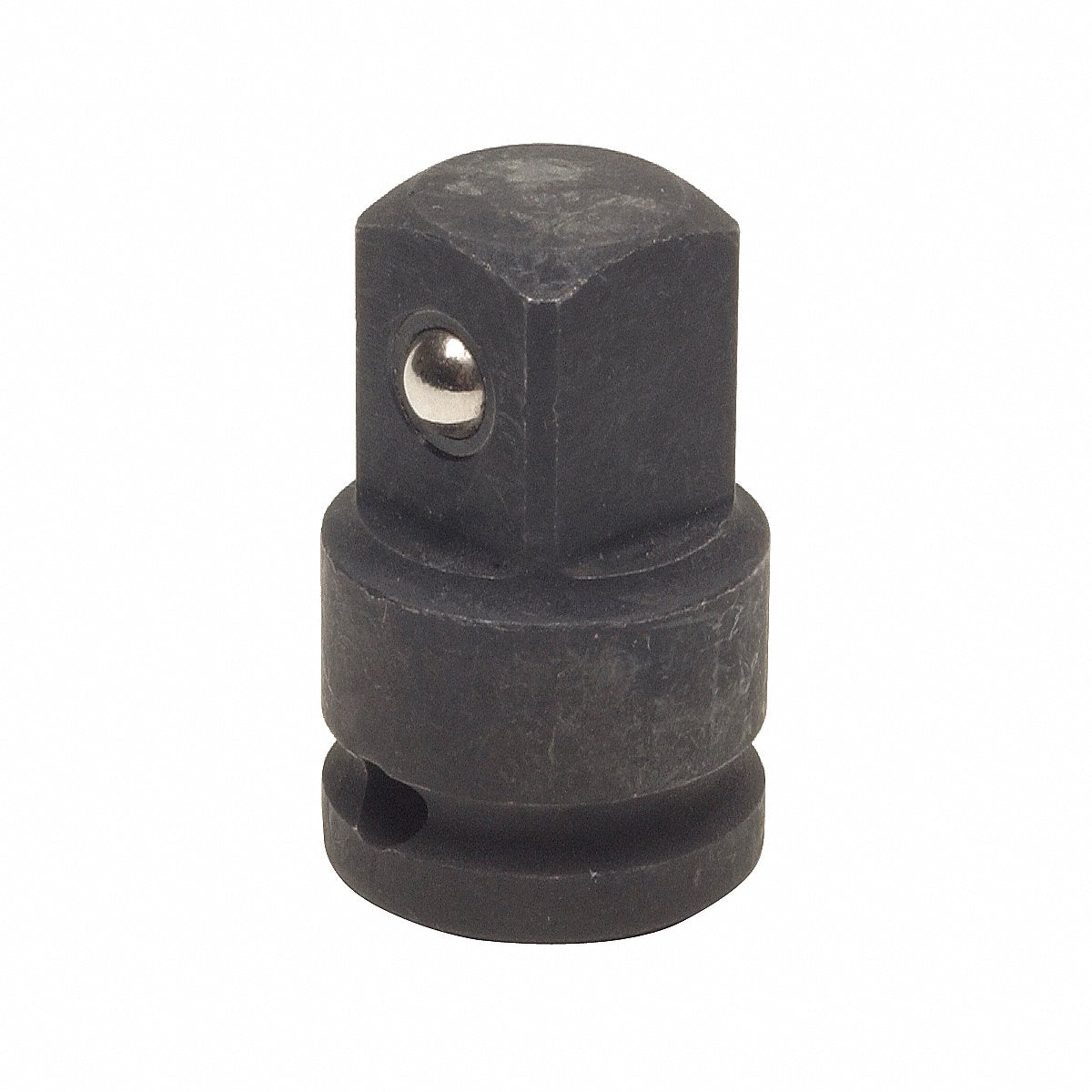 Westward Impact Socket Adapter, Steel, Black Oxide, 3/8" Drive (4LZA7)