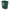 Rubbermaid Commercial Desk Recycling Container, Green, 7 gal (FG295606GRN)