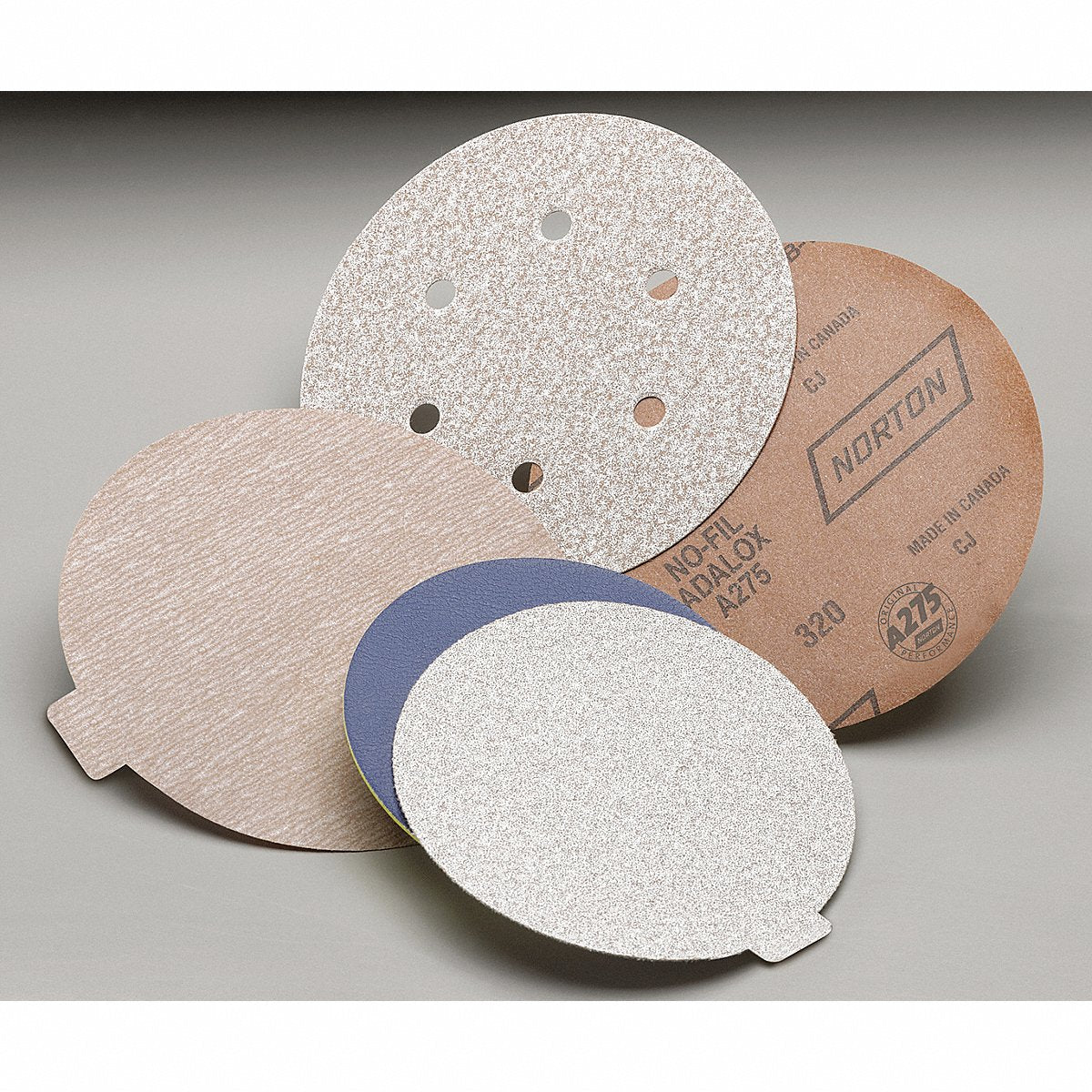 Norton H 5915 Hook-and-Loop Sand Disc 5 in Dia PK100 (66261131543)