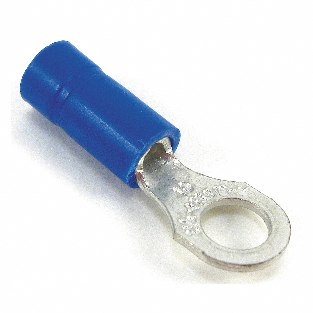 Sta-Kon Ring Terminal, Blue, 18 Awg, 14 Awg, Pk100 (14RB-8)