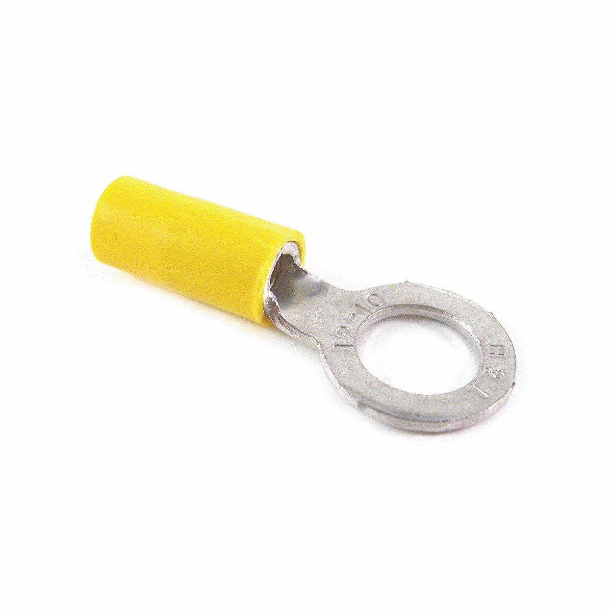 Sta-Kon Ring Terminal, Yellow, 12 Awg, 10 Awg, Pk50 (10RC-10)