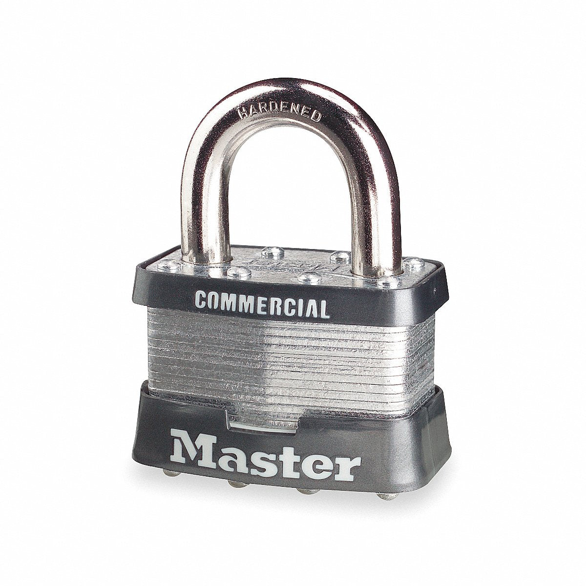 Master Lock Keyed Padlock, 15/16 In, Rectangle, Black, 16 in (5NKA)