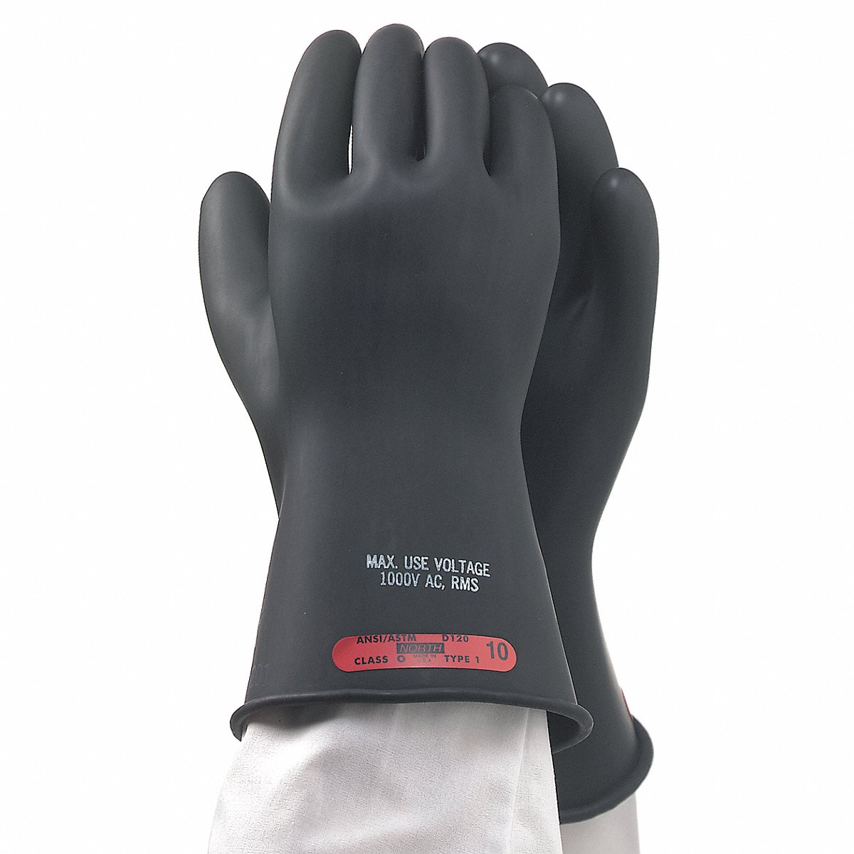 Salisbury Elec. Insulating Gloves, Type I, 9-1/2, Pr1 (E011B/9H)