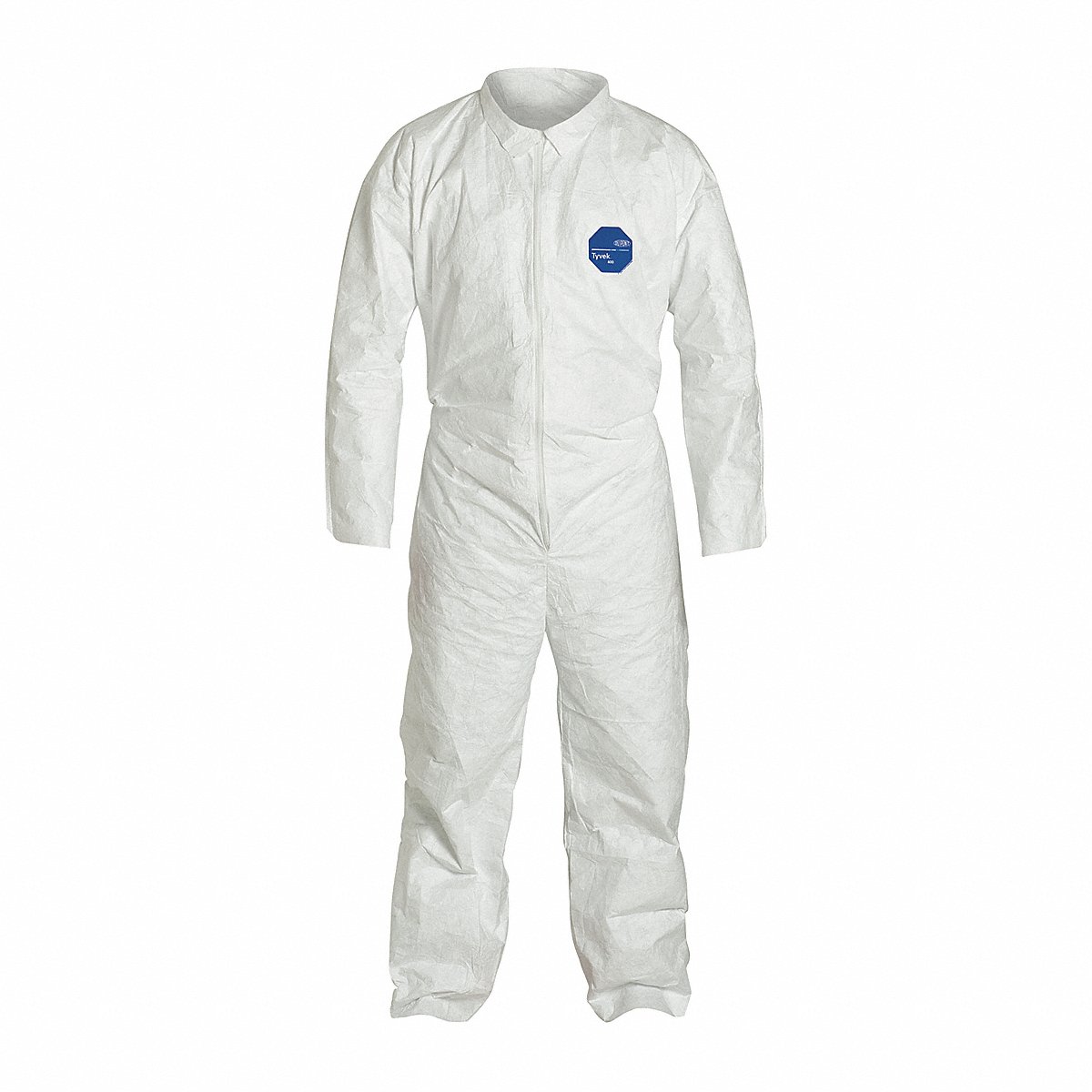 Dupont Collared Coverall, Elastic, White, 4Xl, Pk25 (TY120SWH4X0025NF)
