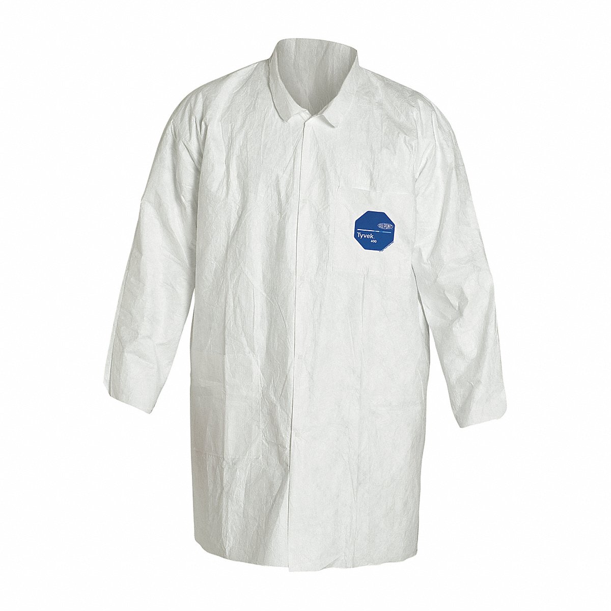Dupont Disposable Lab Coat, L, White, Pk30 (TY212SWHLG0030NF)