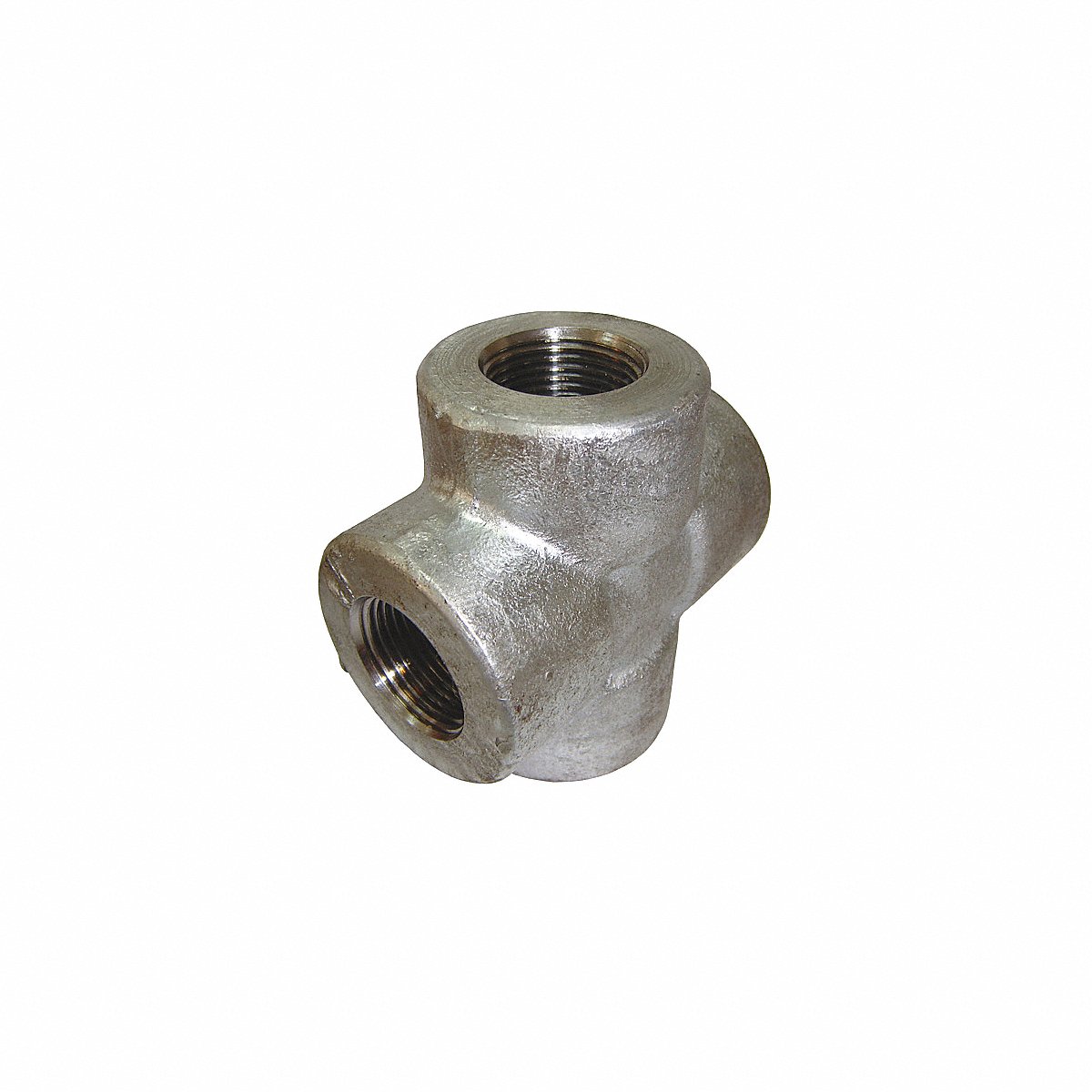 Plumbing Cross Forged Steel 2 in Pipe Size FNPT (4TJJ6)