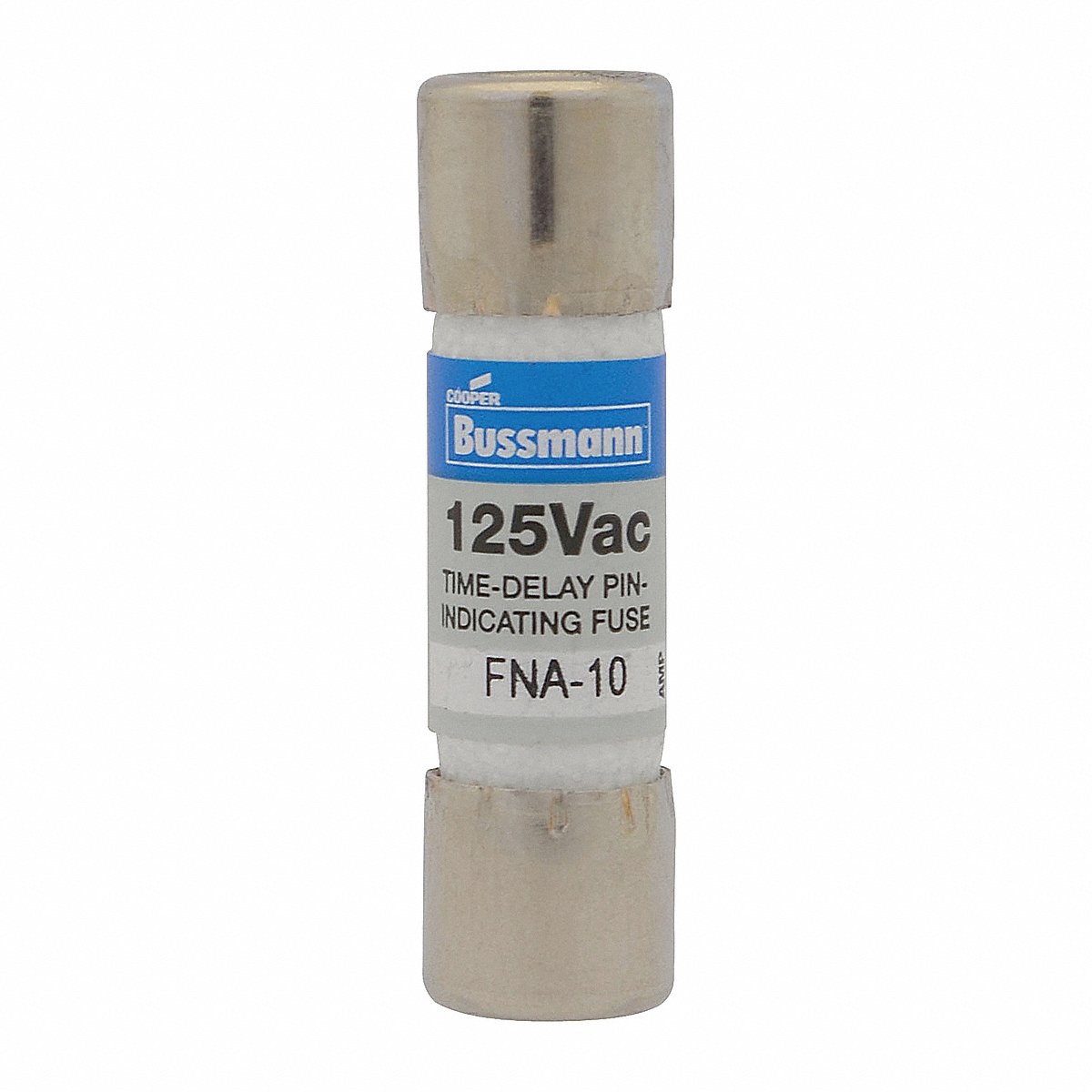 Bussmann Fuse 250 VAC CYL 1.25 A 1.5 in Midget FNA (FNA-1-1/4)
