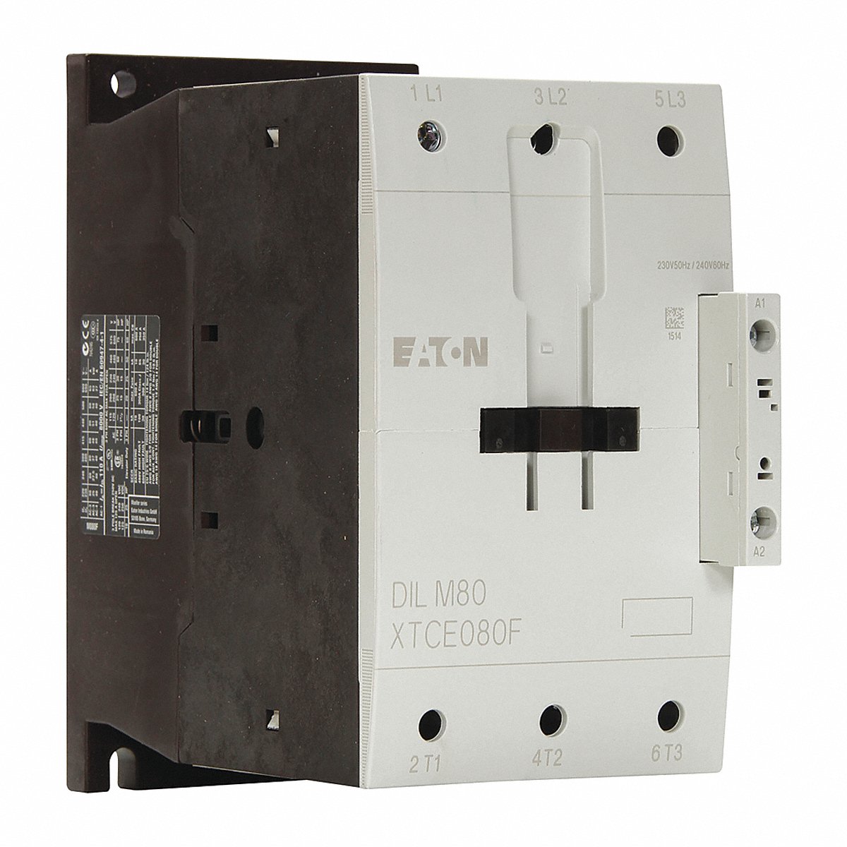 Eaton IEC Magnetic Contactor, Non-Reversing, 24 VAC (XTCE080F00T)