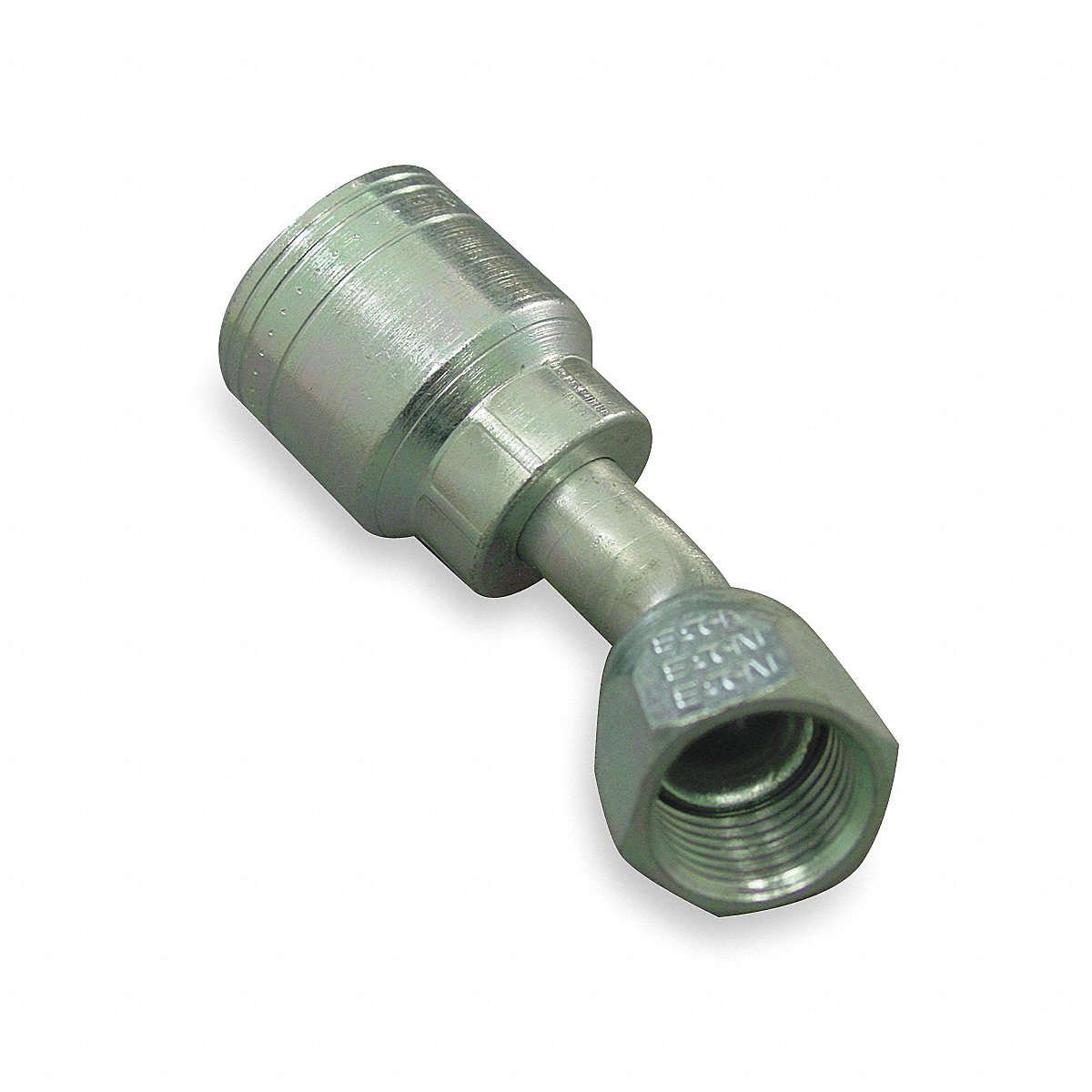 Aeroquip Crimp Fitting 45 deg 3/4 ID 1-1/16 FJIC (1AA12FJA12)