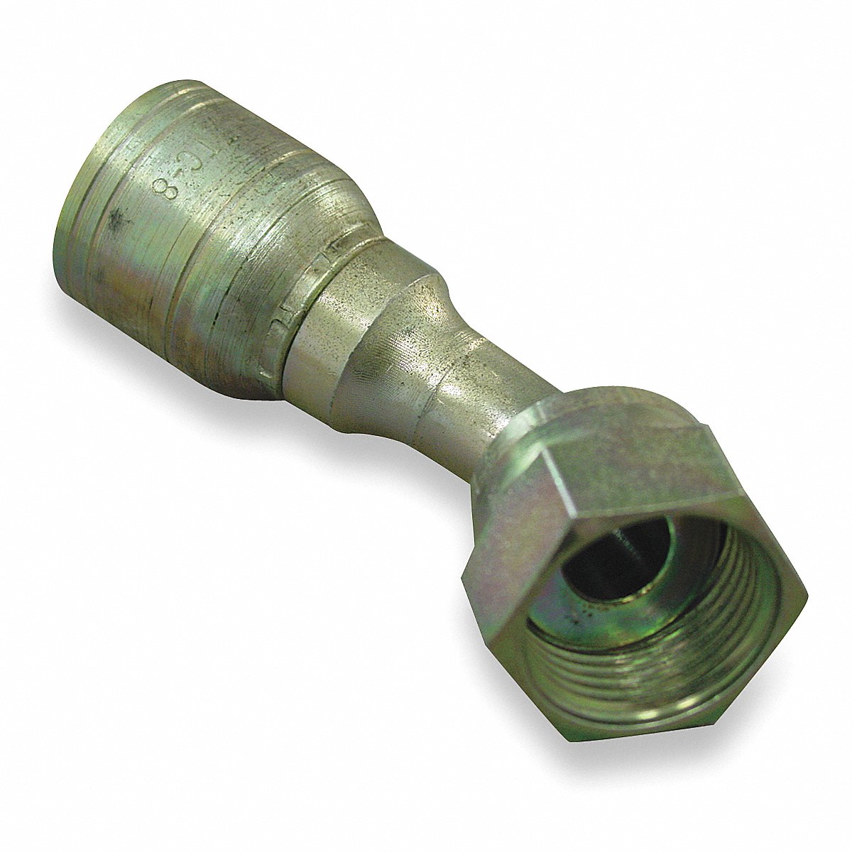 Aeroquip Crimp Fitting 45 deg 3/4 ID 1-3/16 FORS (1AA12FRA12)