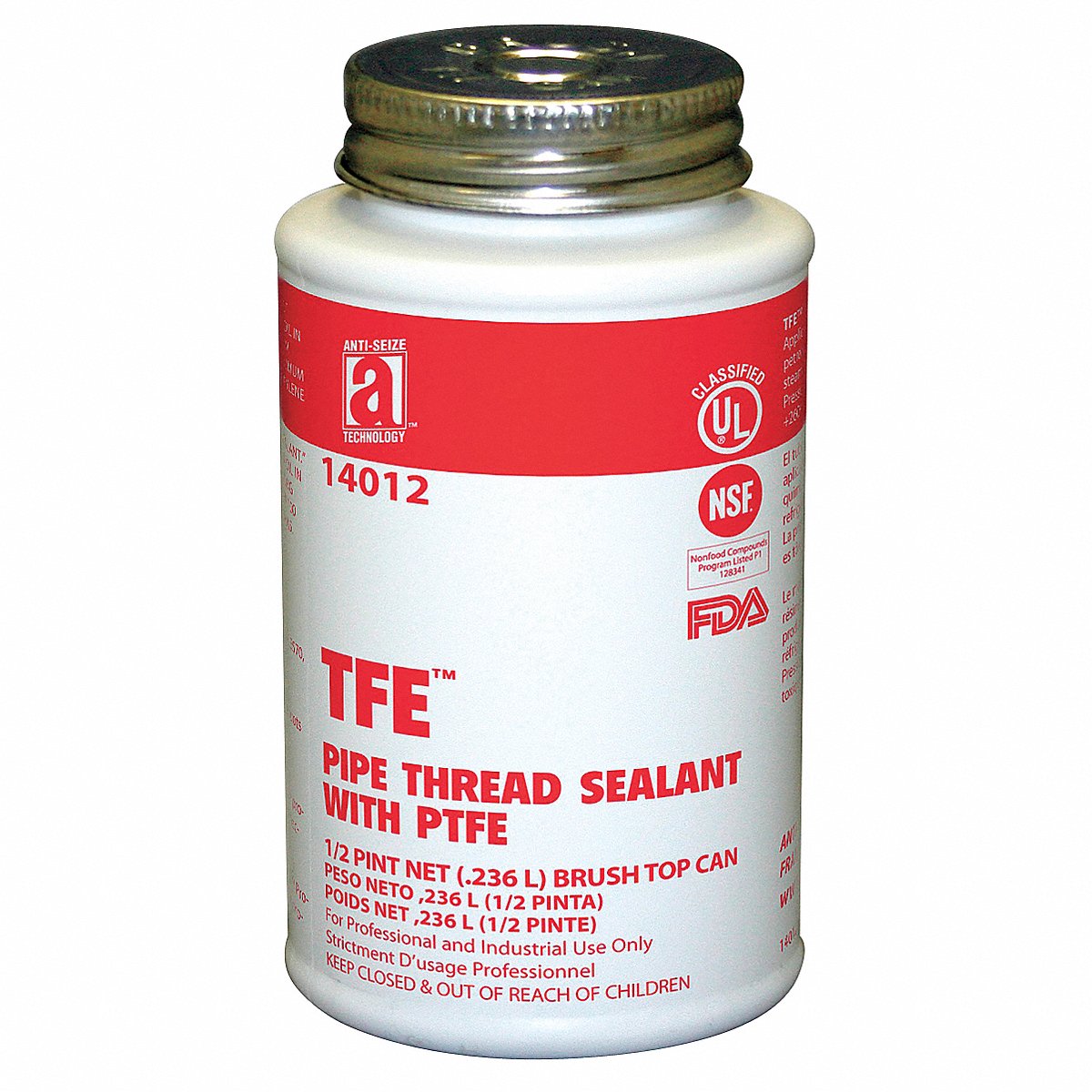 Anti-Seize Technology Pipe Thread Sealant, 9.60 Fl Oz, Off-White (14012)