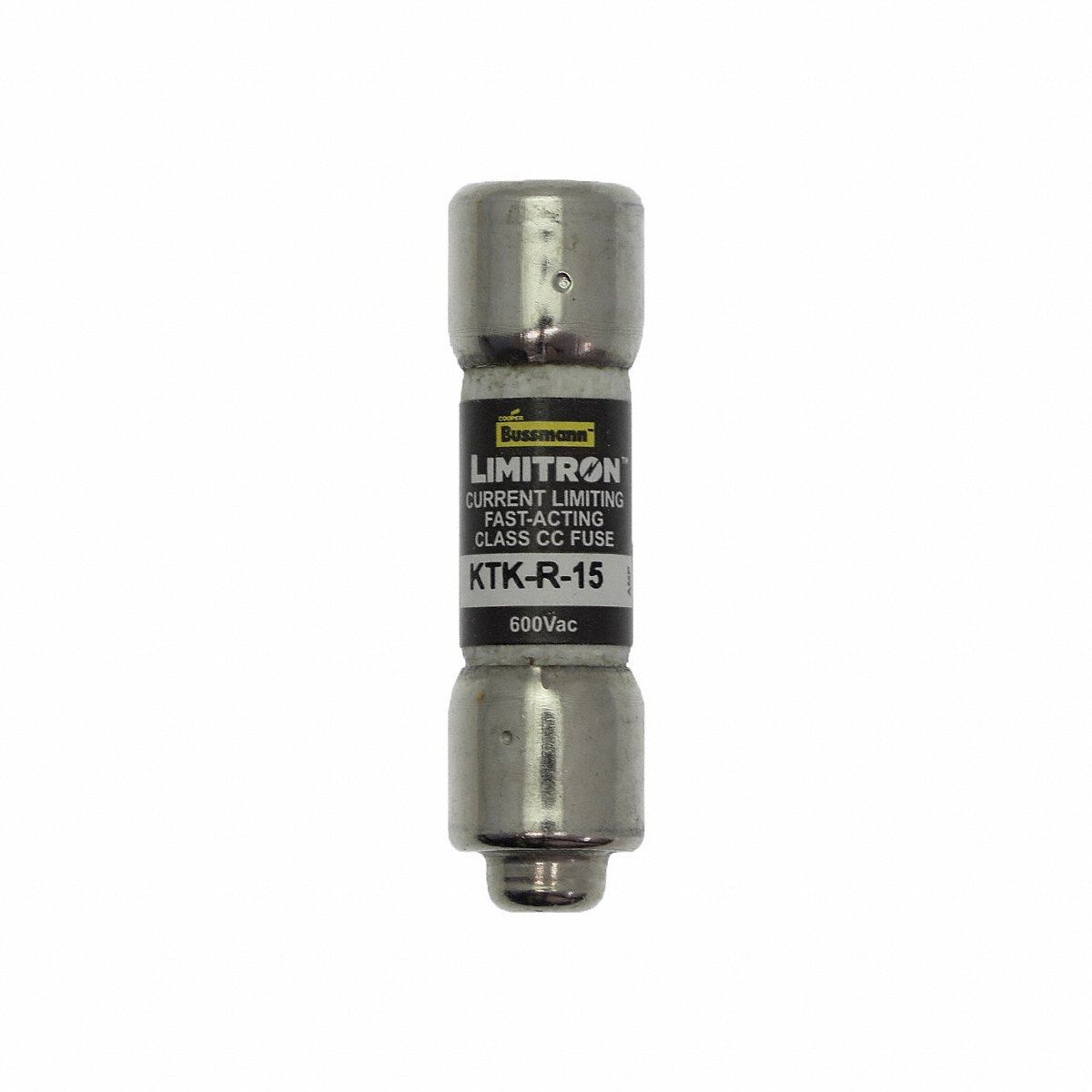 Bussmann Fuse, Class Cc, 15A, Ktk-R Series (KTK-R-15)