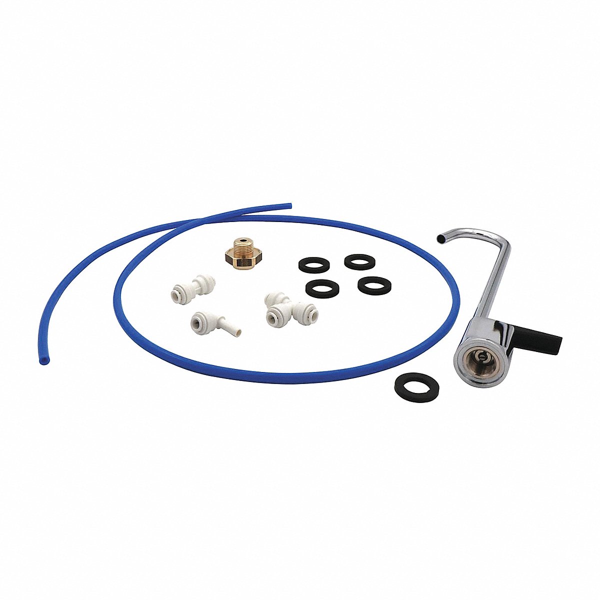 Halsey Taylor Gooseneck Glass Filler Kit, Ss, H 6 In, 6 in (96852CA)