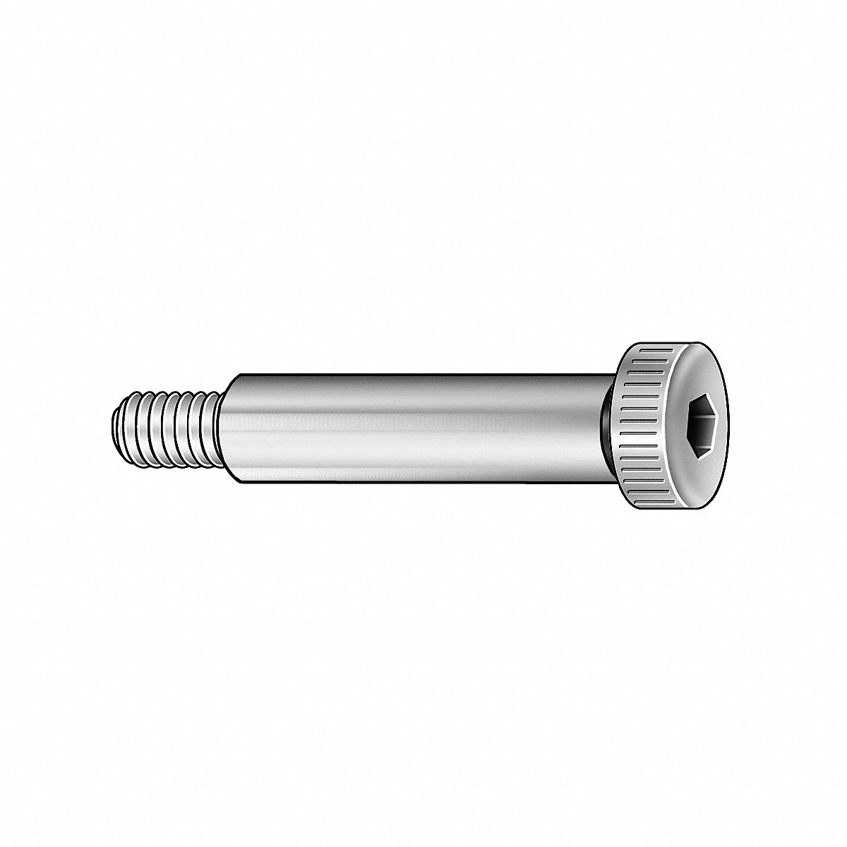 ShldrScrw AlyStl 3/8 -16 3/4 HdDia PK10 (SBIA0500475USA-010BX)