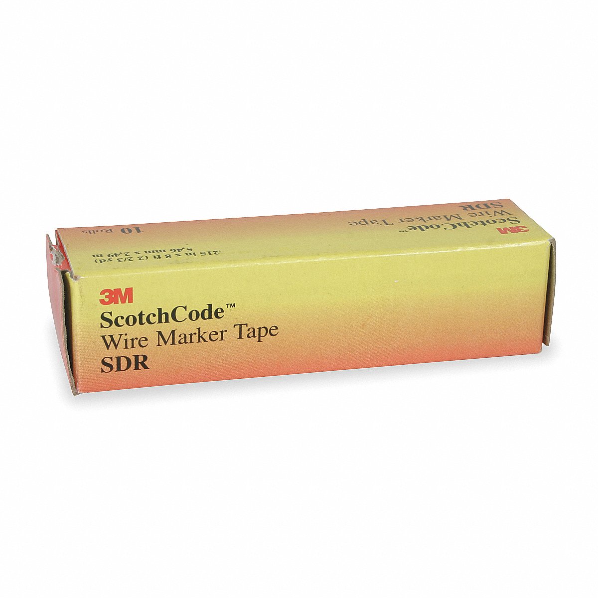 3M, Wire Marker Refill, Printed, Self-Adhesive, PK10 (SDR-10-19)