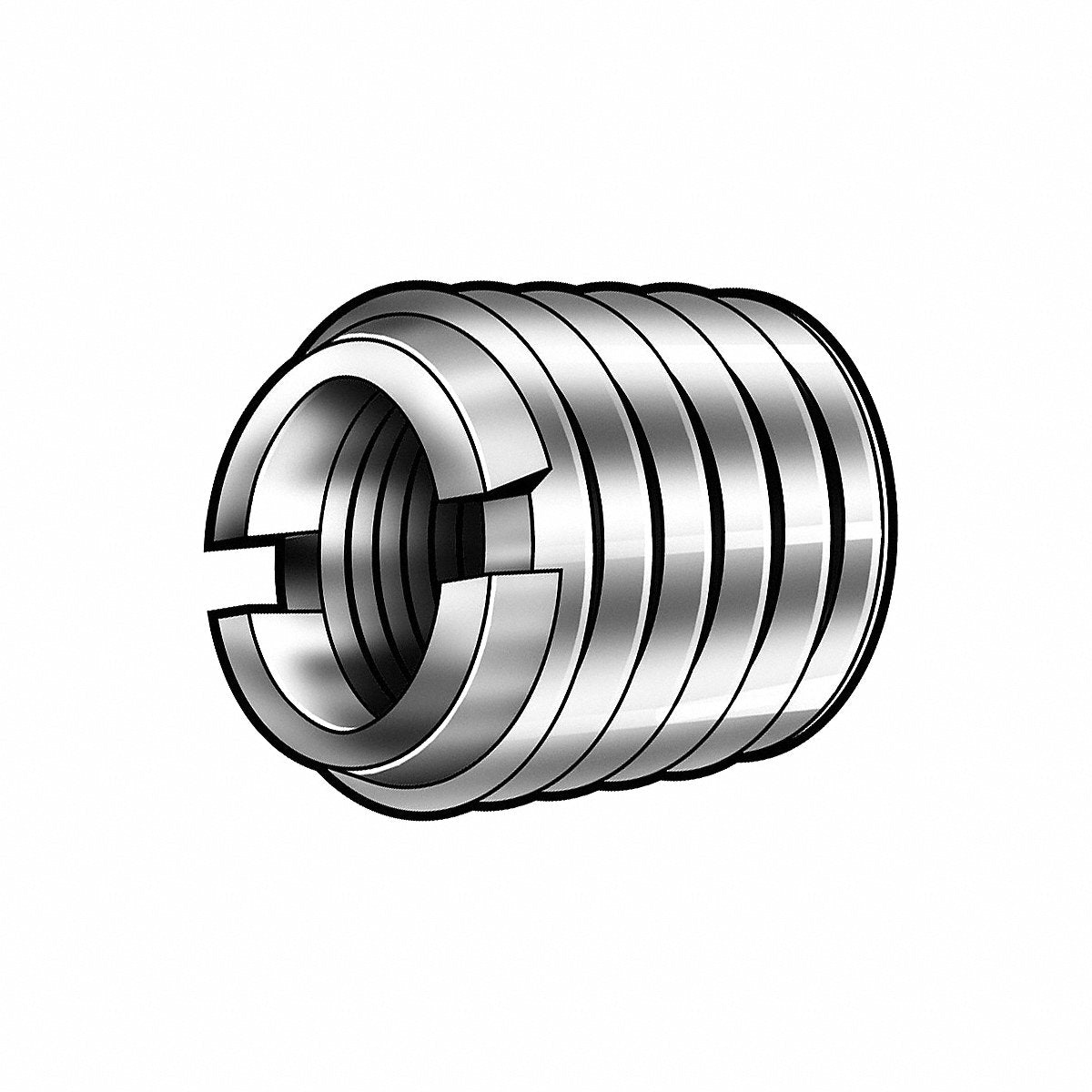 E-Z Lok Thread Insert Stainless Steel 8-32 x 19/64 L PK5 (303-008-PK5)