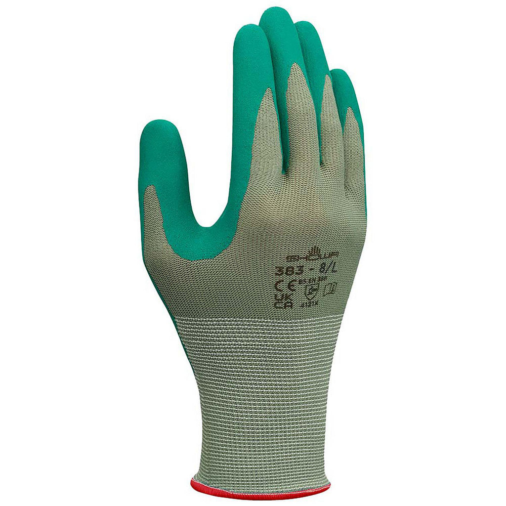 SHOWA 383M-07 Biodegradable Nitrile Palm Dip Glove (Pack of 144)