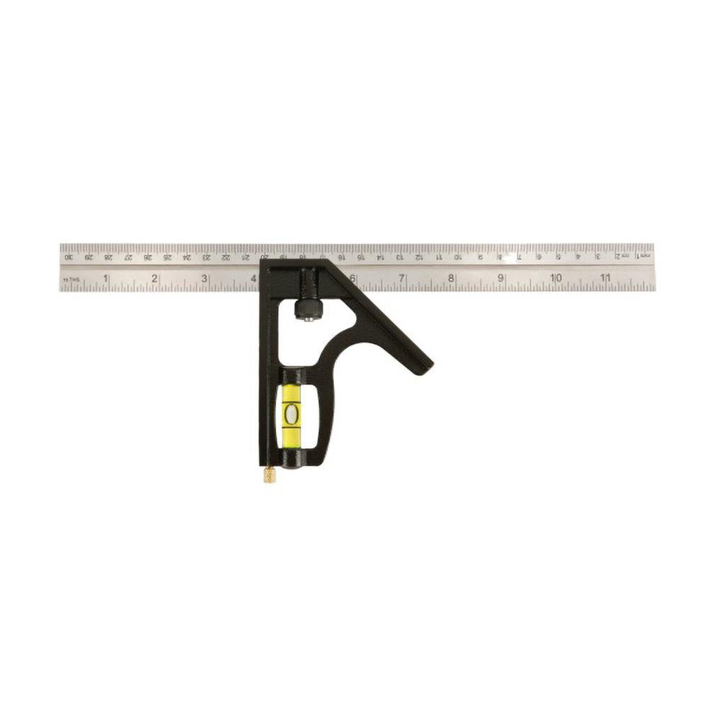 Johnson Level & Tool 400EM-S 2 Piece, 12" Combination Square Set (Pack of 5)