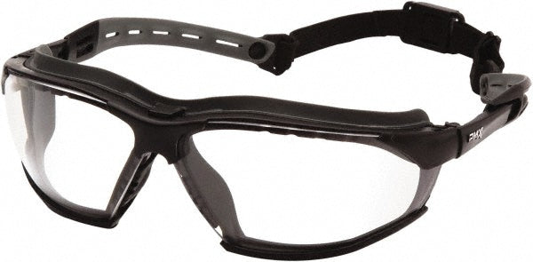 PYRAMEX GB9410STM Safety Glass: Anti-Fog, Clear Lenses, Full-Framed