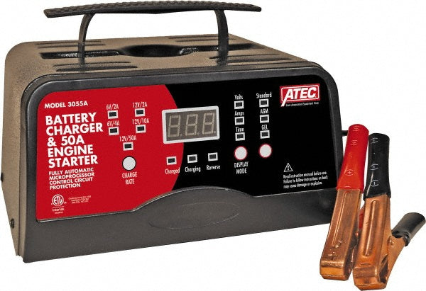 ATEC 3055A Automatic Charger: 6 & 12VDC