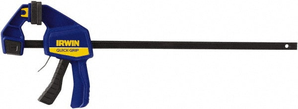 Irwin 1964719 Carbon Steel Bar Clamp: 18" Capacity, 3-3/16" Throat Depth, 300 lb Clamp Pressure