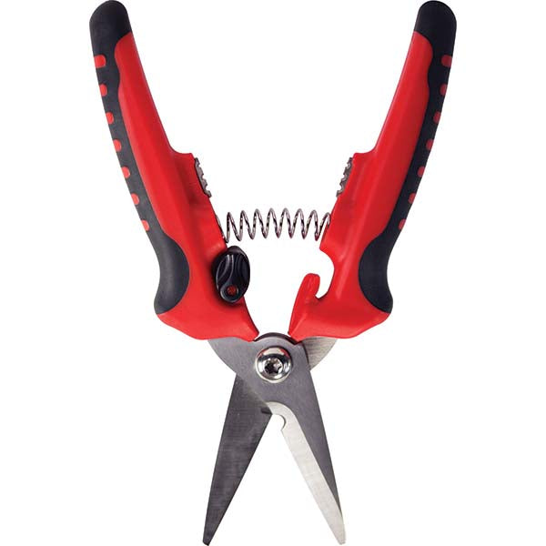 Jonard Tools JIC-183 Heavy-Duty Scissors: 8" OAL, 1/4" LOC, Carbon Steel Blades