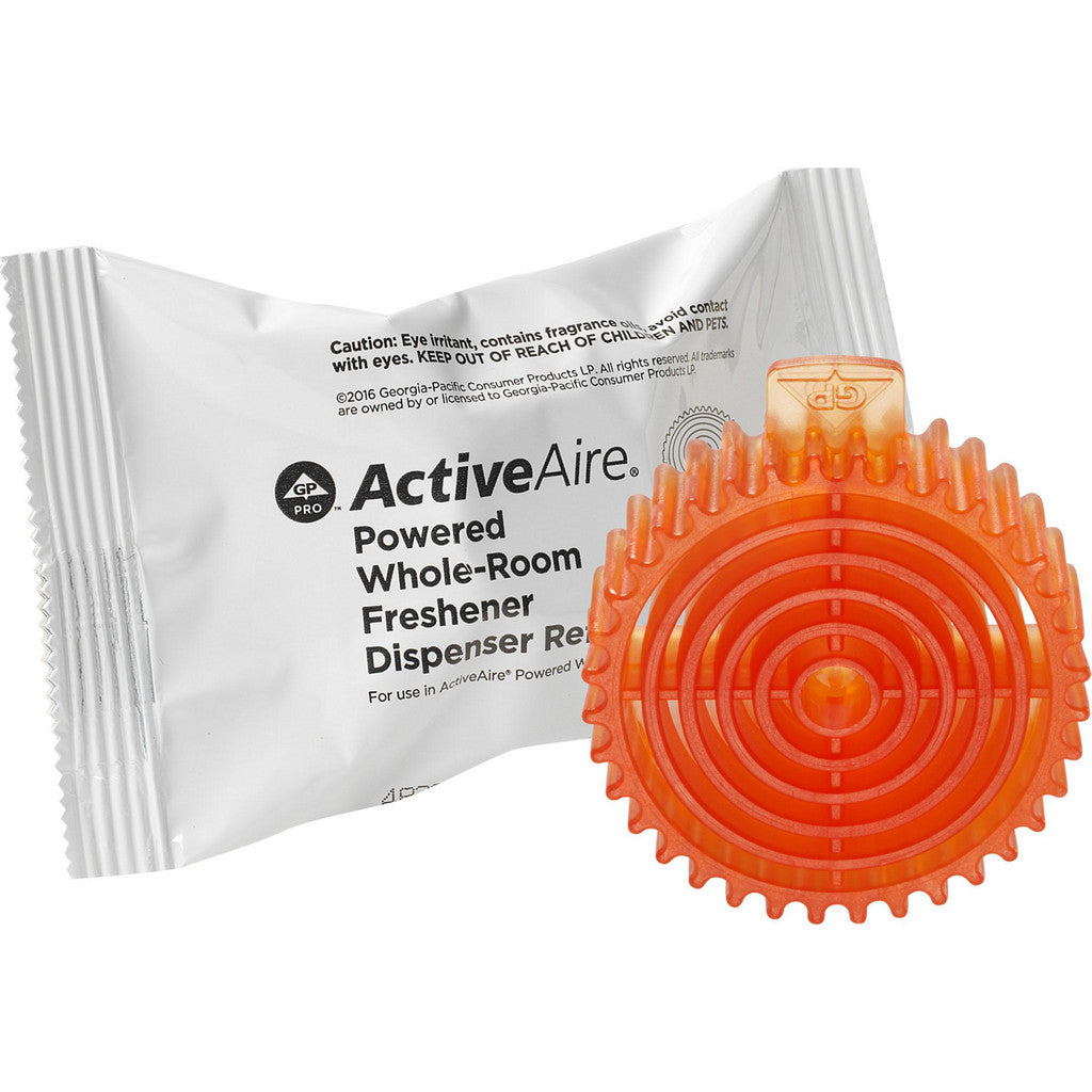 Georgia Pacific 48281 Activeaire Powered Whole-Room Freshener Dispenser Refill, Sunscape Mango