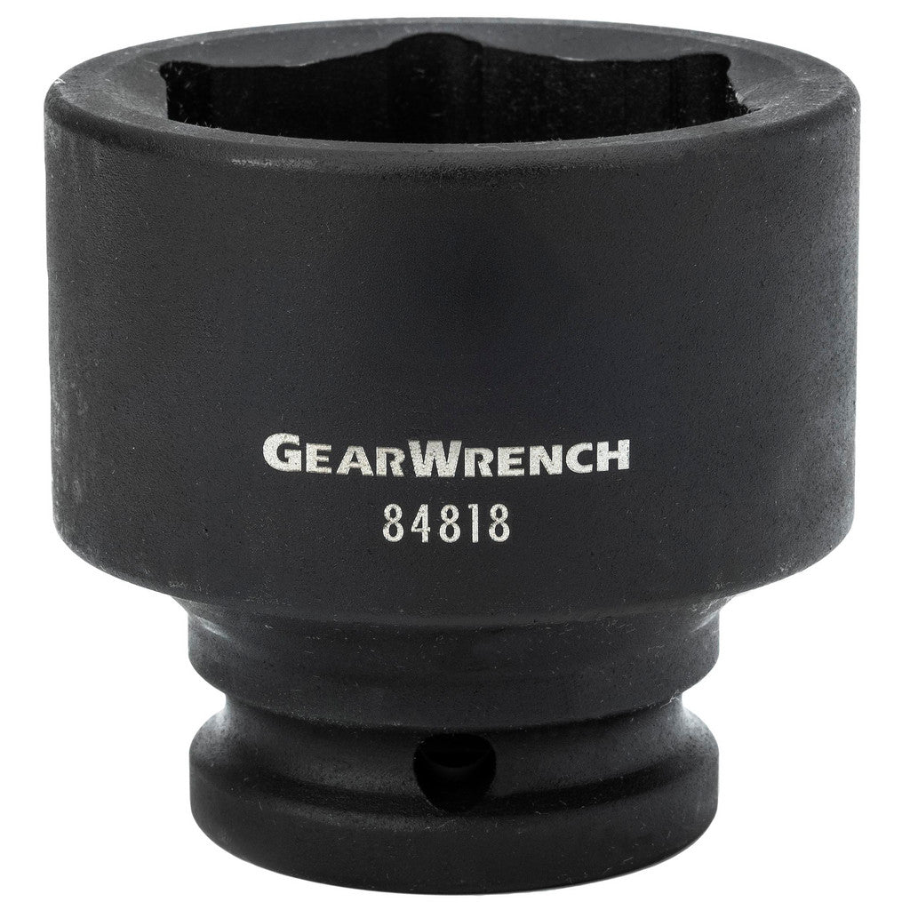 GEARWRENCH 84818 Impact Socket: 3/4" Drive, 1-7/8" Socket, Hex Drive