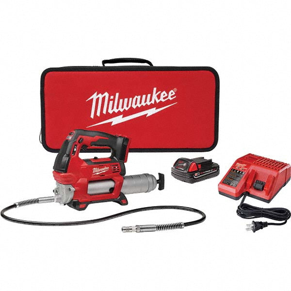 Milwaukee Tool 2646-21CT M18 Cordless 2-Speed Grease Gun Kit