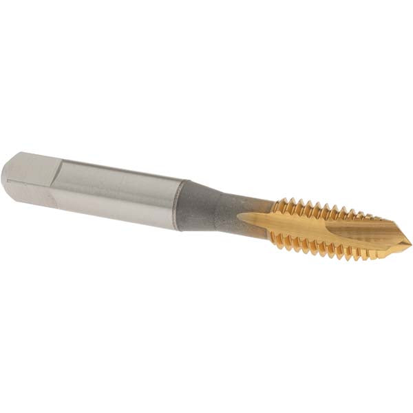 OSG 1231605 Spiral Point Tap: 3/8-16 UNC, 3 Flutes, Plug Chamfer, 3B Class of Fit, HSS, TiN Coated