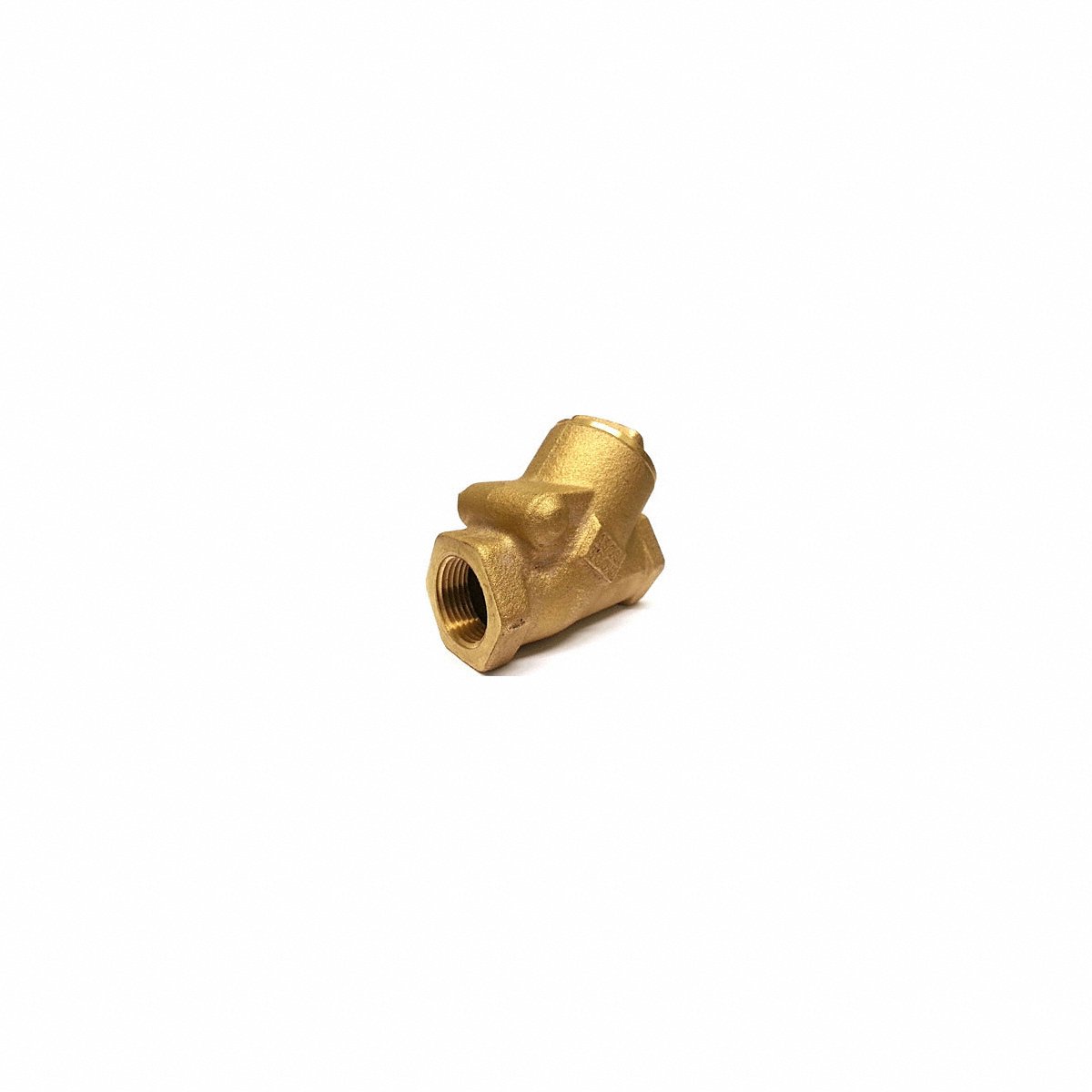 Milwaukee Valve Swing Y Check Valve, 3.6875 In Overall L, 6875 IN (509Y 1")