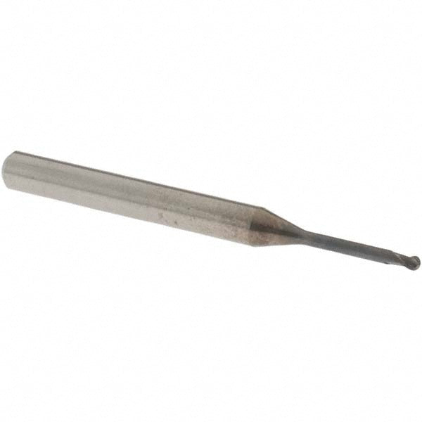 OSG 3111612 Ball End Mill: 1.50 mm Dia, 1.20 mm LOC, 2 Flute, Solid Carbide