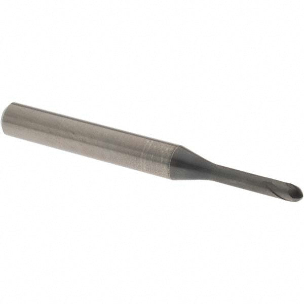 OSG 3123116 Ball End Mill: 3.00 mm Dia, 2.40 mm LOC, 2 Flute, Solid Carbide