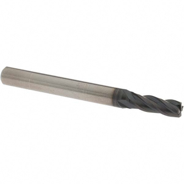 OSG 36701311 Corner Radius End Mill: 7/32" Dia, 5/8" LOC, 0.0300" Corner Radius, 4 Flute, Solid Carbide