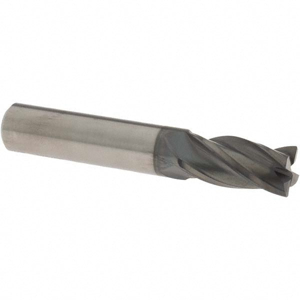 OSG 36702611 Corner Radius End Mill: 1/2" Dia, 1" LOC, 0.0200" Corner Radius, 4 Flute, Solid Carbide
