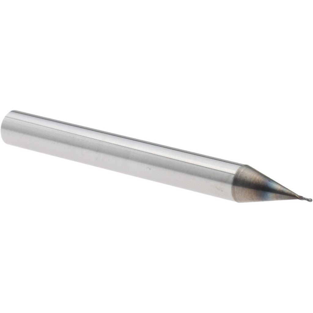 OSG 3105040 Ball End Mill: 0.40 mm Dia, 0.80 mm LOC, 2 Flute, Solid Carbide
