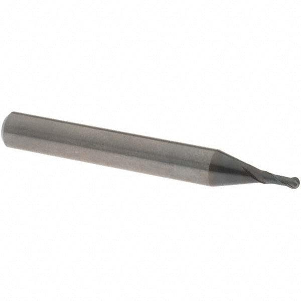 OSG 3106200 Ball End Mill: 2.00 mm Dia, 5.00 mm LOC, 2 Flute, Solid Carbide