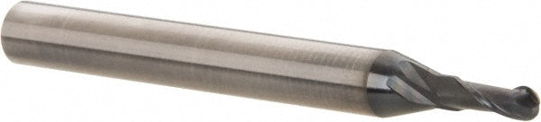 OSG 3106301 Ball End Mill: 3.00 mm Dia, 8.00 mm LOC, 2 Flute, Solid Carbide