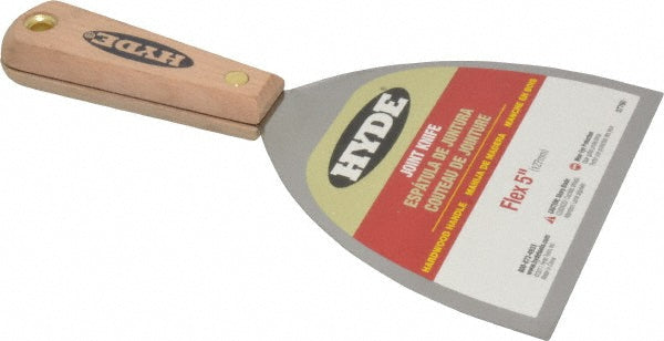 Hyde Tools 7760 Putty Knife: Steel, 5" Wide