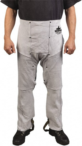 MCR Safety 38600MW Chap: Universal, Leather, Gray