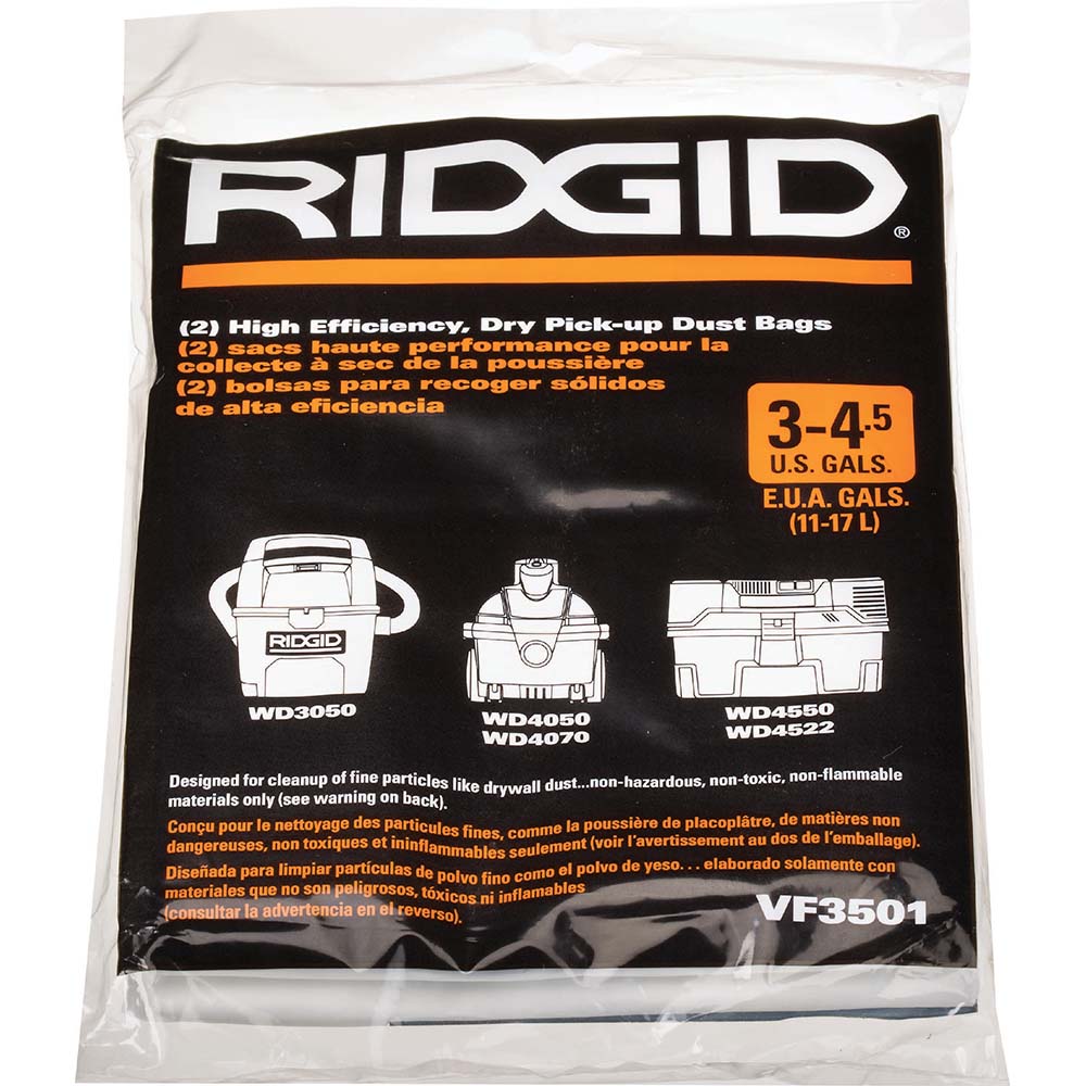 Ridgid 23738 Vacuum Cleaner Bag Filter: