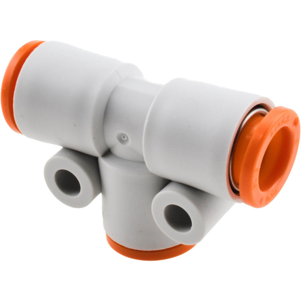 SMC PNEUMATICS KQ2T09-00A Push-to-Connect Tee: 5/16" Tube OD
