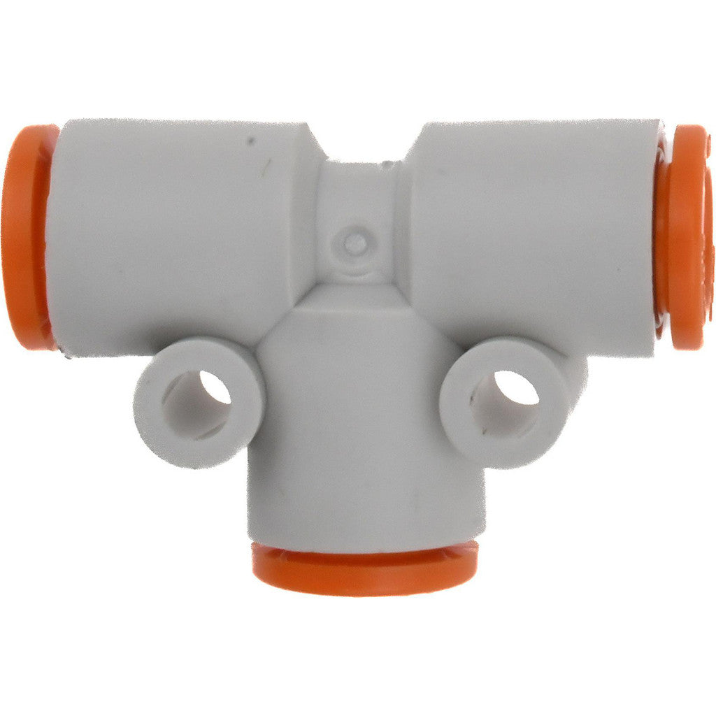 SMC PNEUMATICS KQ2T07-00A Push-to-Connect Tee: 1/4" Tube OD