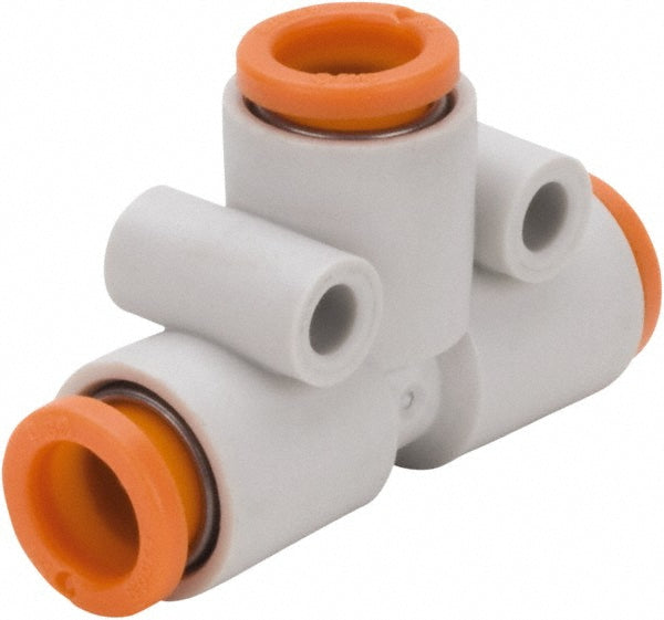 SMC PNEUMATICS KQ2T01-00A Push-to-Connect Tee: 1/8" Tube OD